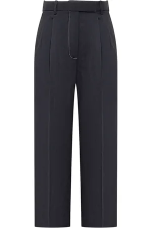 Thom Browne Pantalones rectos con tiro alto