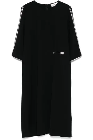 NISSA Vestido midi con detalles de cristal