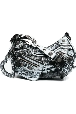 Balenciaga Bolsa de hombro de x Le Cagole Graffiti
