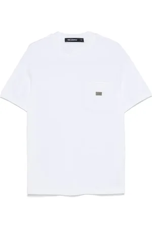 Karl Lagerfeld Playera con placa del logo
