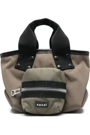 SACAI Tote con bolsillo pequeño
