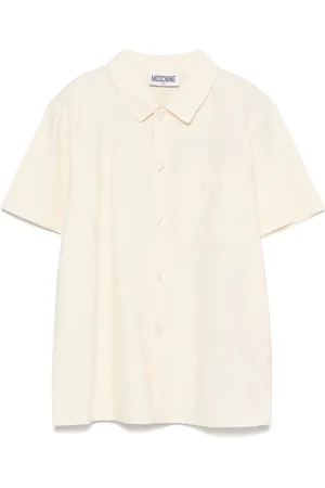 Moschino Camisa con monograma en jacquard