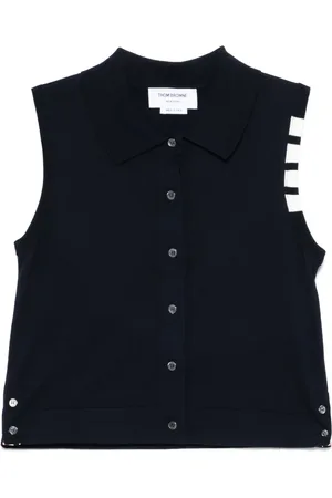 Thom Browne Chaleco con motivo 4-Bar