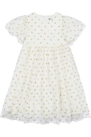 Moschino Vestido de tul con detalle de lúrex