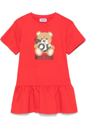 Moschino Vestido con motivo Teddy Bear