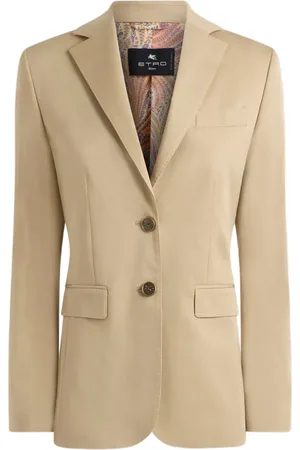 Etro Blazer Pegaso de algodón con botones