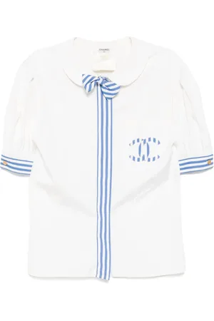 CHANEL Camisa CC Mark 2000 a rayas