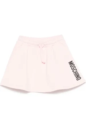Moschino Falda con logo estampado
