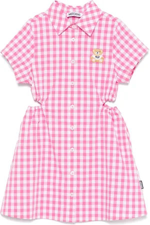 Moschino Vestido con motivo de cuadros gingham