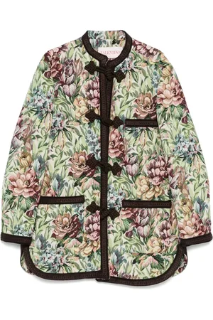 VALENTINO GARAVANI Chamarra con motivo floral en jacquard