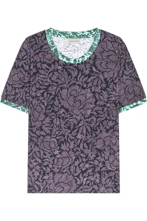DRIES VAN NOTEN Playera con estampado floral