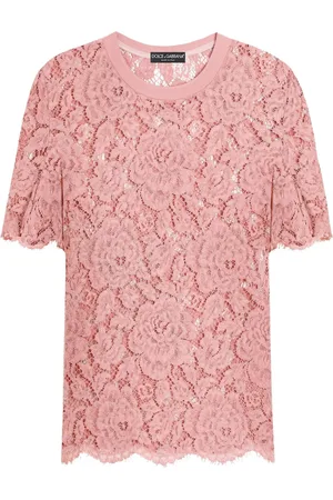 Dolce & Gabbana Top con encaje floral
