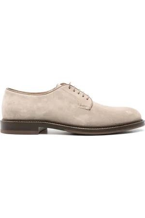 Brunello Cucinelli Zapatos derby de gamuza