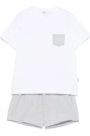 Il gufo Set de shorts y playera en algodón