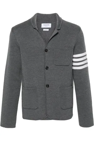 Thom Browne Blazer tejido con motivo 4-Bar