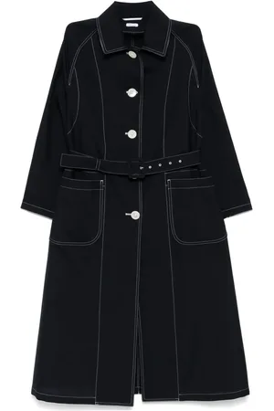 Thom Browne Abrigo con bolsillo de parche