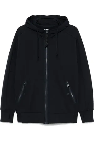 C.P. Company Hoodie texturizada con detalle de Goggles