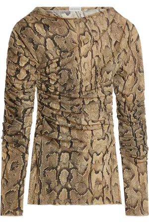DRIES VAN NOTEN Playera con estampado de serpiente