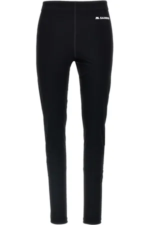 Jil Sander Leggins con logo estampado