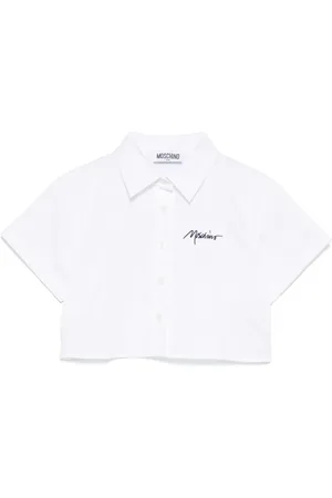 Moschino Camisa con logo bordado