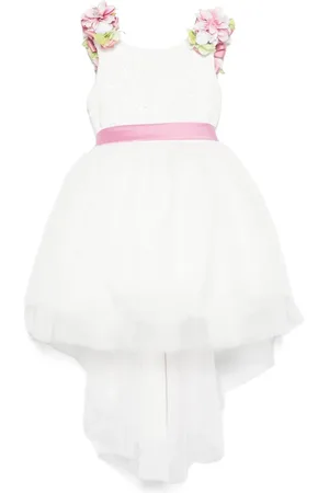COLORICHIARI Vestido con aplique floral