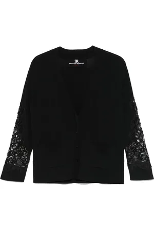 ERMANNO SCERVINO Cárdigan con paneles de encaje