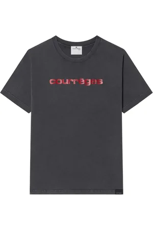 Courrèges Playera con logo estampado