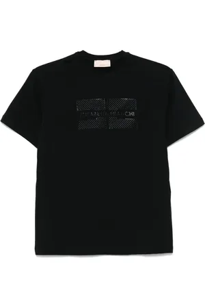 Elisabetta Franchi Playera con logo de strass