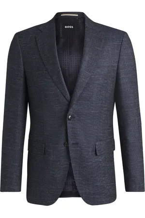 HUGO BOSS Blazer de tejido cambray