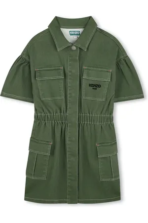 Kenzo Vestido con logo bordado