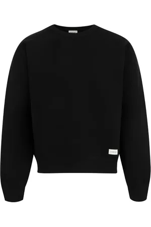 Saint Laurent Sudadera con parche del logo