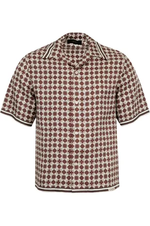 AMIRI Camisa con cuadros estampados