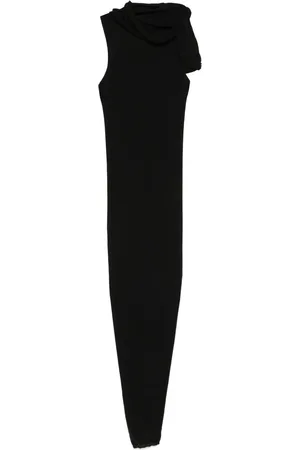 Rick Owens Vestido largo con detalle de moño