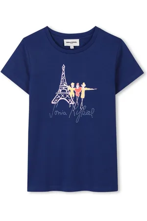 Sonia Rykiel Enfant Playera con logo estampado