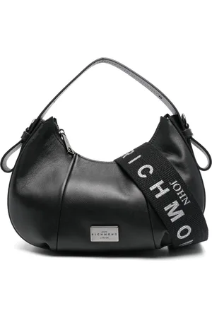 John Richmond Bolsa de hombro con placa del logo