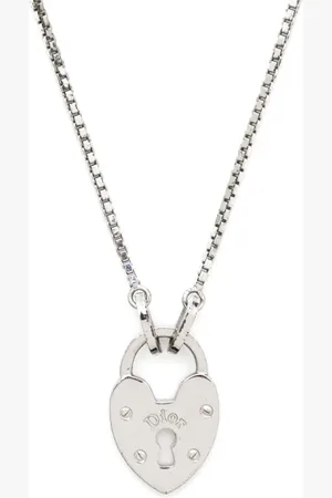 Dior Collar con dije de corazón 2000