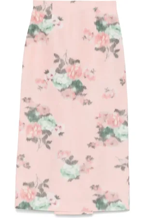 Serafini Falda lápiz con estampado floral