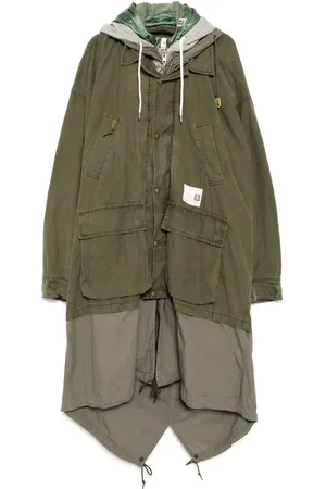 Maison Mihara Yasuhiro Abrigo con capas y capucha