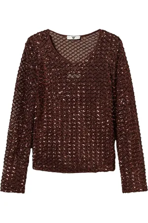 Twin-Set Blusa con diseño entretejido