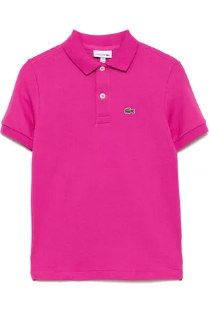 Lacoste Playera tipo polo con parche del logo