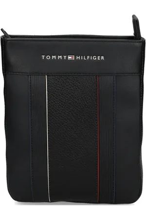 Tommy Hilfiger Mochila tipo mensajero con placa del logo