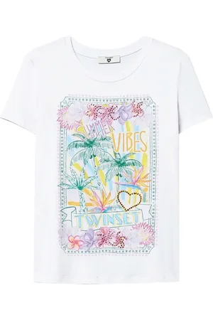 Twin-Set Playera con estampado gráfico