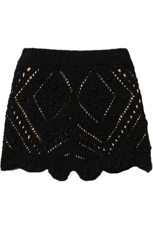 Twin-Set Shorts con diseño calado