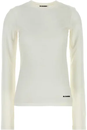 Jil Sander Playera con cuello redondo