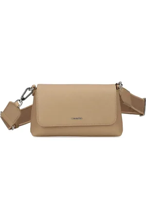 Calvin Klein Bolsa crossbody con letras del logo