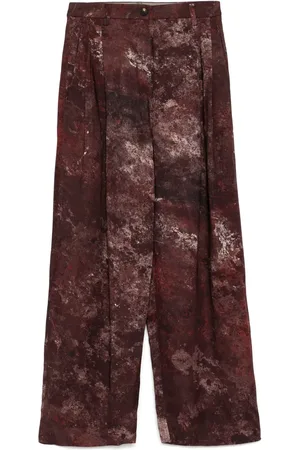 ZIGGY CHEN Pantalones con estampado gráfico