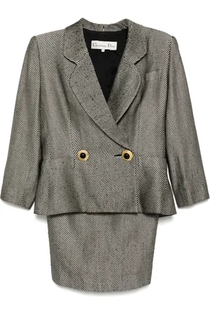 Dior Traje de tweed 1990