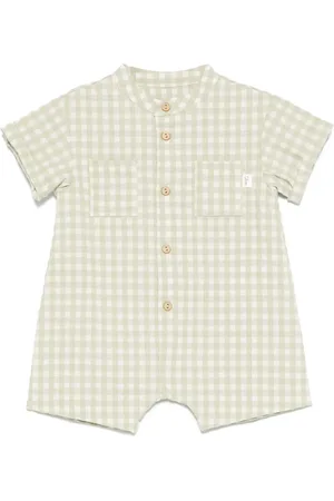 TEDDY & MINOU Romper con motivo de cuadros gingham