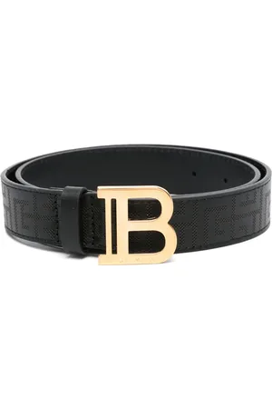 Balmain Cinturón con logo en la hebilla