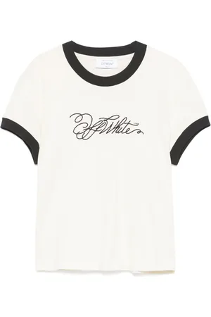 OFF-WHITE Playera con logo bordado